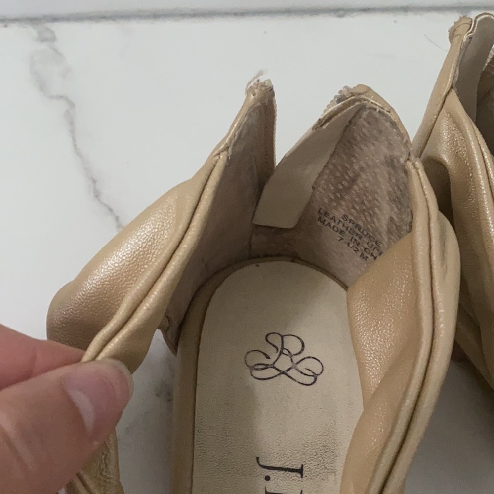 Beige J. Reneé Sandals - Picture 3 of 5